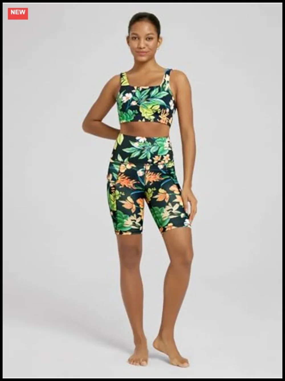 High Waist Biker Shorts with Pockets 4-Way Stretch Yoga Athletic